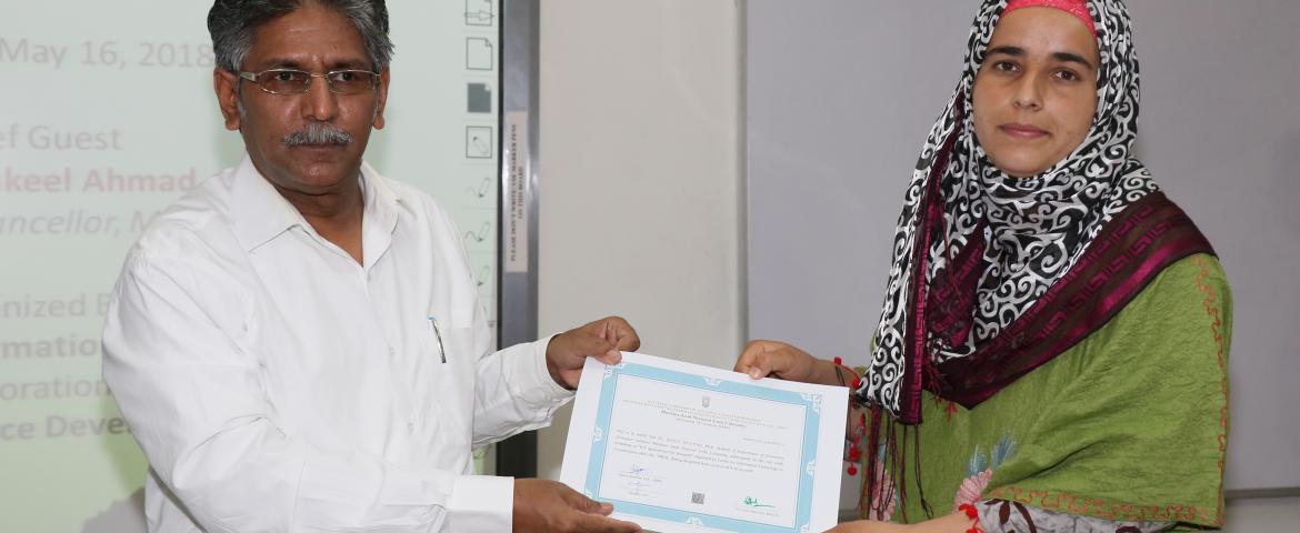 Second One-Week ICT Orientation Program for Ph.D. Students of MANUU